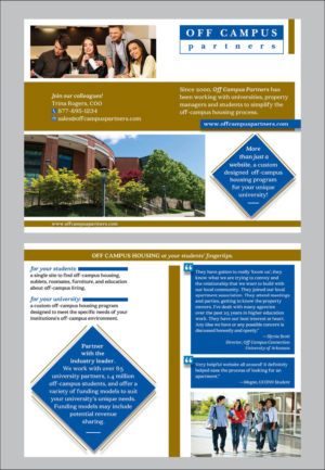 Flyer Design by shritaa1 for Off Campus Partners | Design: #13019025