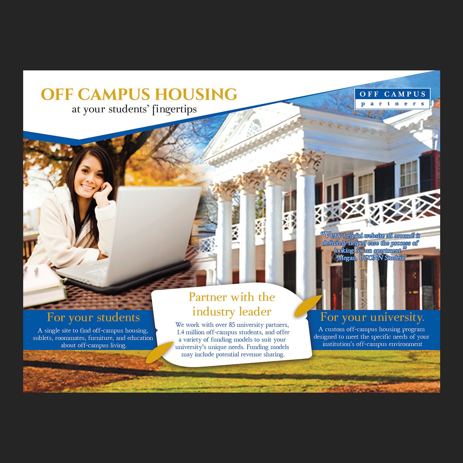 Flyer Design by sriguru.srinu for Off Campus Partners | Design #12963751