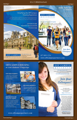 Flyer Design by meet007 for Off Campus Partners | Design: #12949947