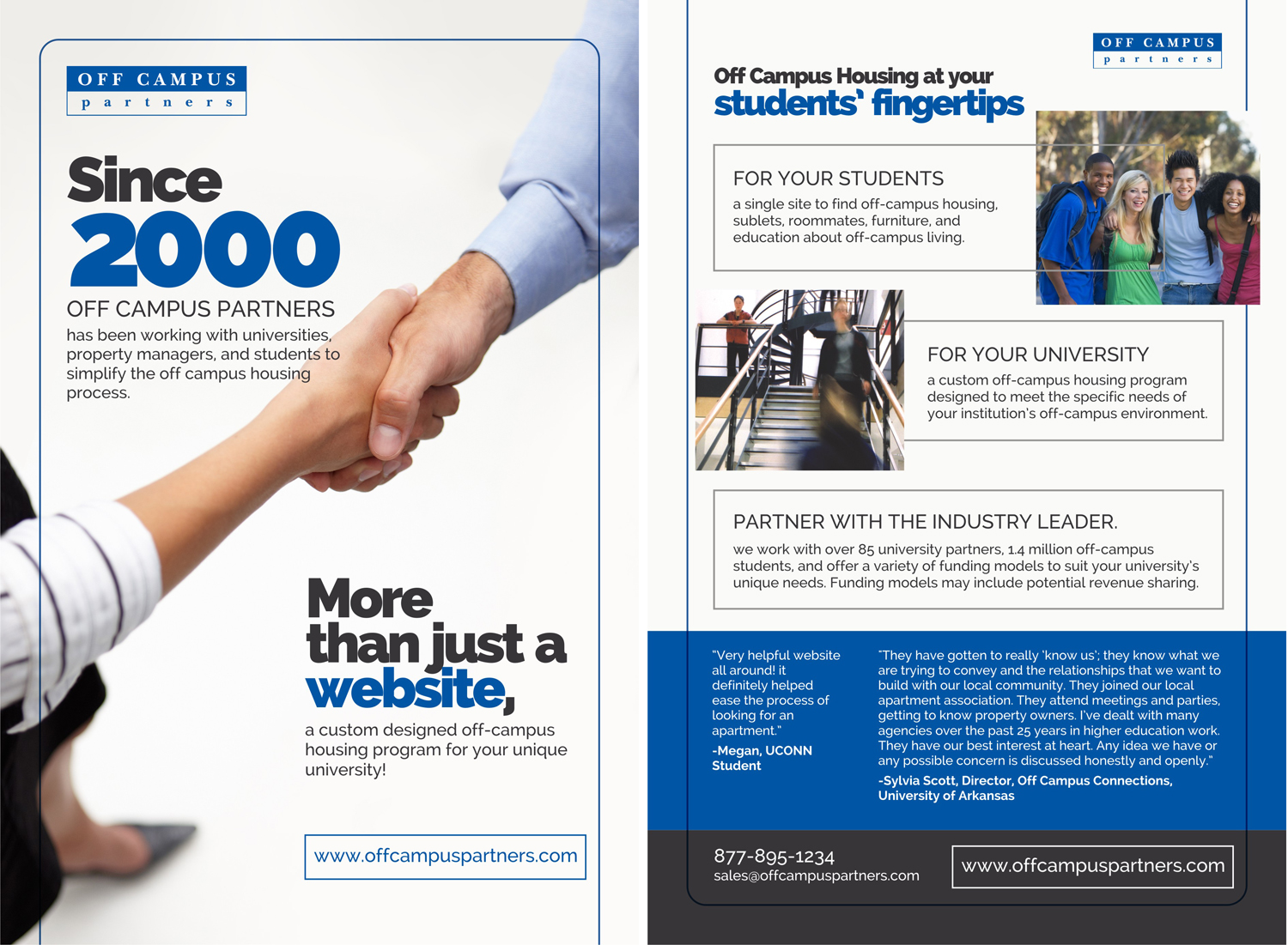 Flyer Design by Marketing Wings for Off Campus Partners | Design #12960967