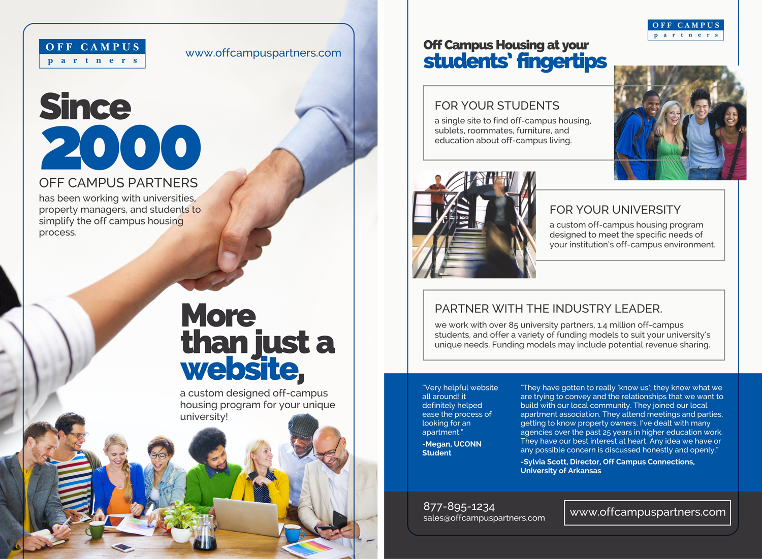 Flyer Design by Marketing Wings for Off Campus Partners | Design #12960968