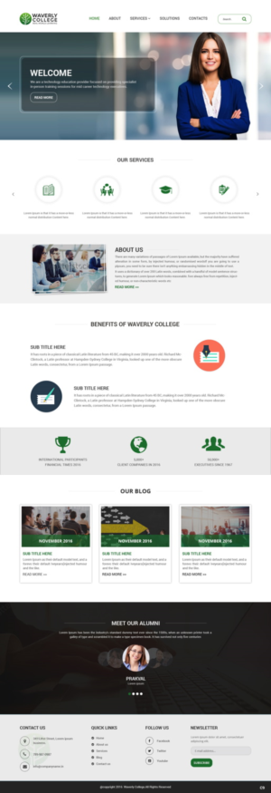 Web Design by pb for this project | Design: #12951563
