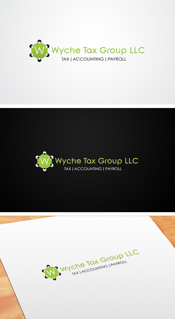 Logo Design by Mime Artworks for Wyche Tax Group LLC | Design #13029351