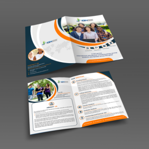 Designing a brochures for an educational counseling service provider | Design de Brochure par aspiremedia