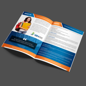 Designing a brochures for an educational counseling service provider | Design de Brochure par SAI DESIGNS