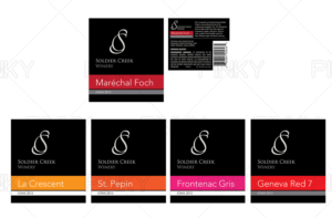 Premium small-production winery needs a front label redesign | Label Design by Pinky 