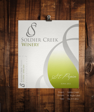 Label Design by Victor Martins for Soldier Creek Winery | Design: #12953761