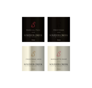 Label Design by Milos Jovic for Soldier Creek Winery | Design: #12952685