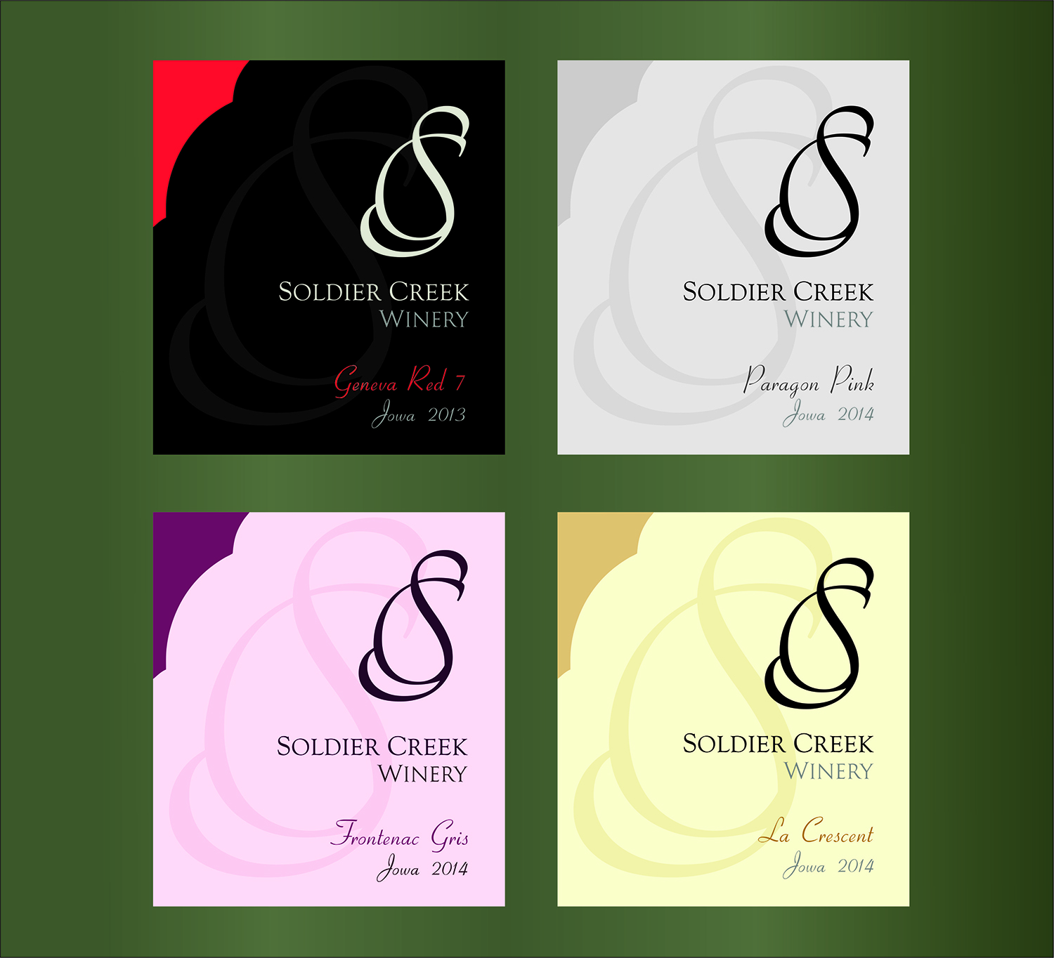 Diseño de Etiqueta por tt-67 para Soldier Creek Winery | Diseño #12967965