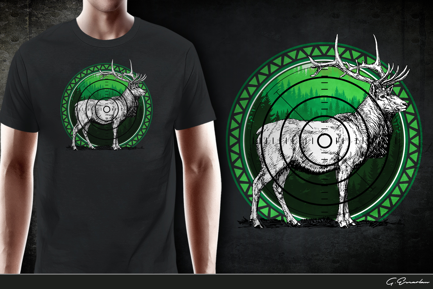T-Shirt-Design von gekgrfx für Chilakoot Bowhunters | Design #13004106