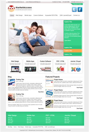 Web Design by refresh'D for MarketAccess Communications INc | Design: #532250