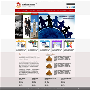 Web Design by pb for MarketAccess Communications INc | Design: #541463