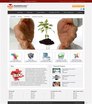 Web Design by pb for MarketAccess Communications INc | Design: #541464
