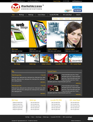 Web Design by pb for MarketAccess Communications INc | Design: #541466