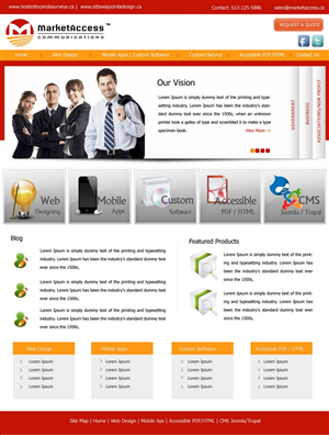 Web Design by pb for MarketAccess Communications INc | Design: #541468