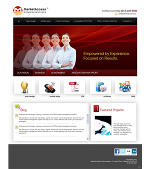 Web Design by pb for MarketAccess Communications INc | Design: #541475