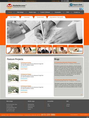 Web Design by pb for MarketAccess Communications INc | Design: #541477