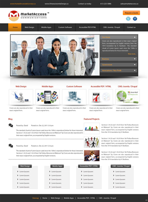 Web Design by pb for MarketAccess Communications INc | Design: #541478