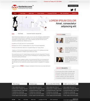 Web Design by Arindam for MarketAccess Communications INc | Design: #542848