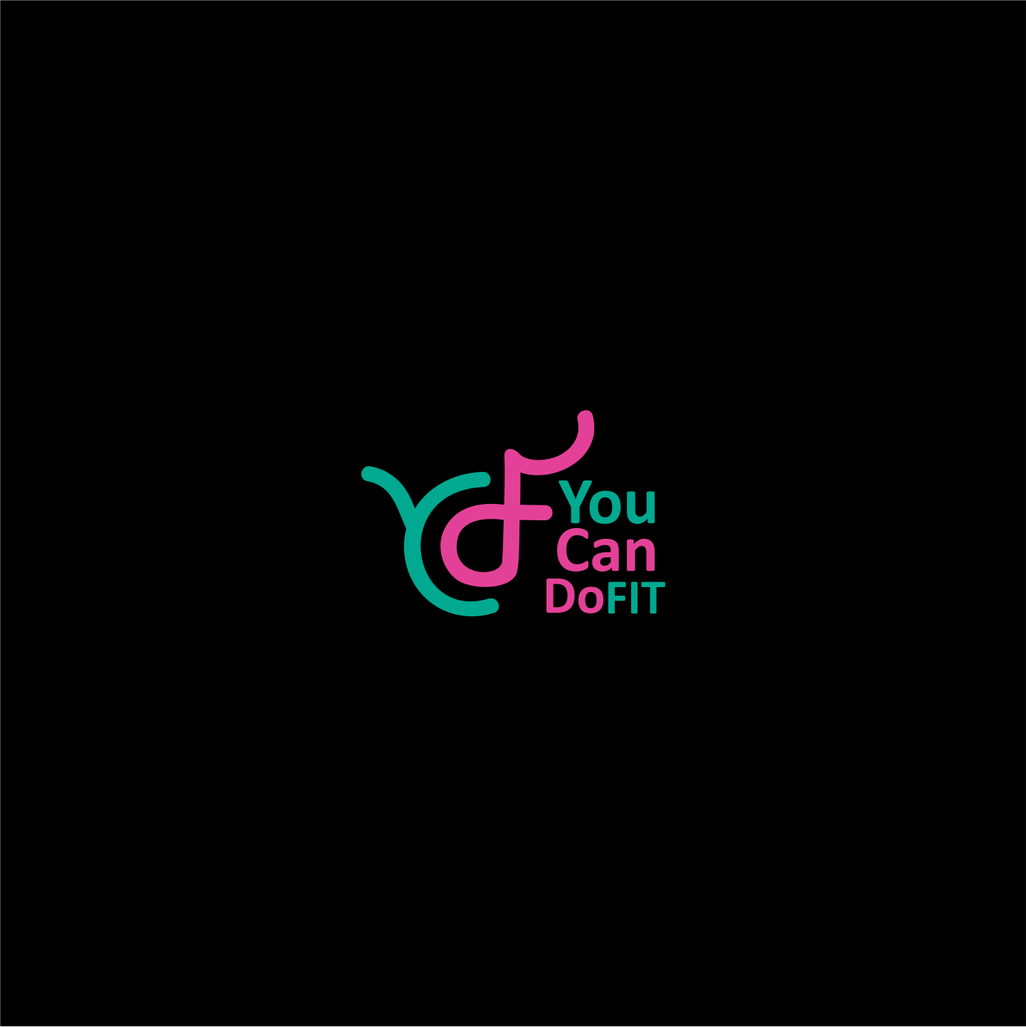 Logo Design by soegiarto for You can do Fit | Design #12967200