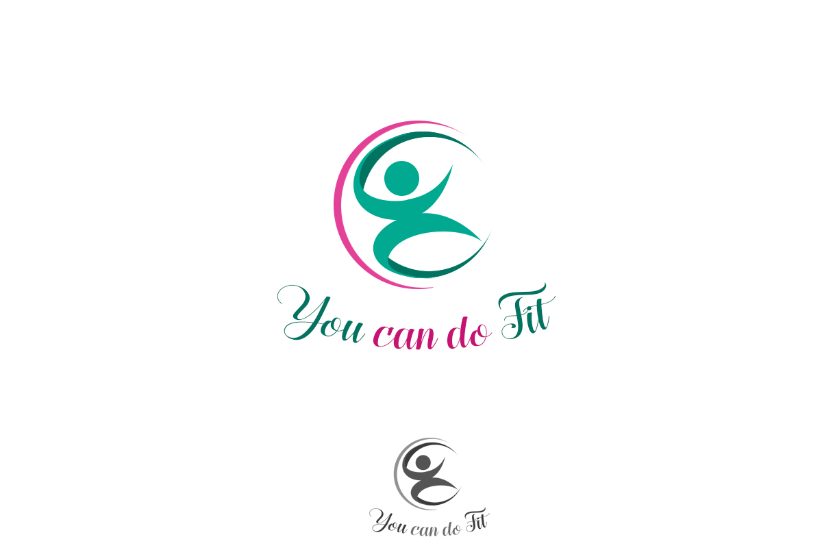 Logo Design by Dynamic for You can do Fit | Design #12934183
