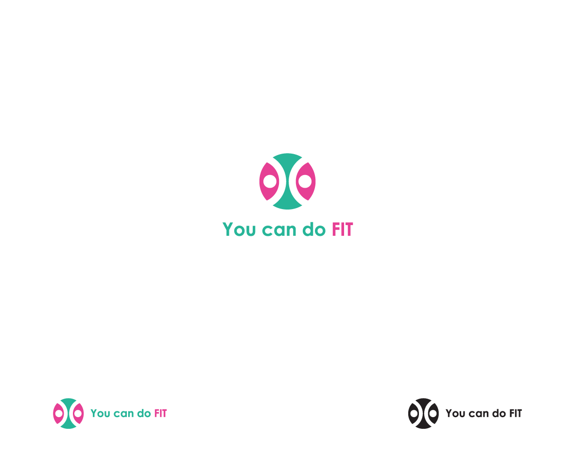 Logo Design by bijuak for You can do Fit | Design #12935152
