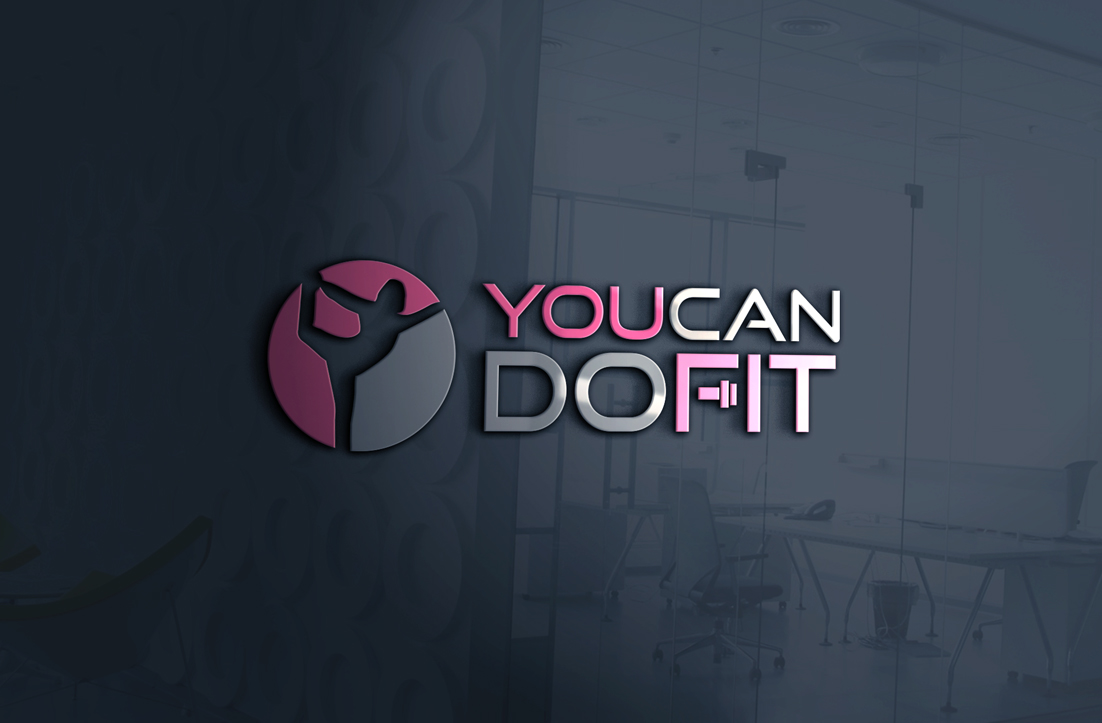 Logo Design by GLDesigns for You can do Fit | Design #12930851