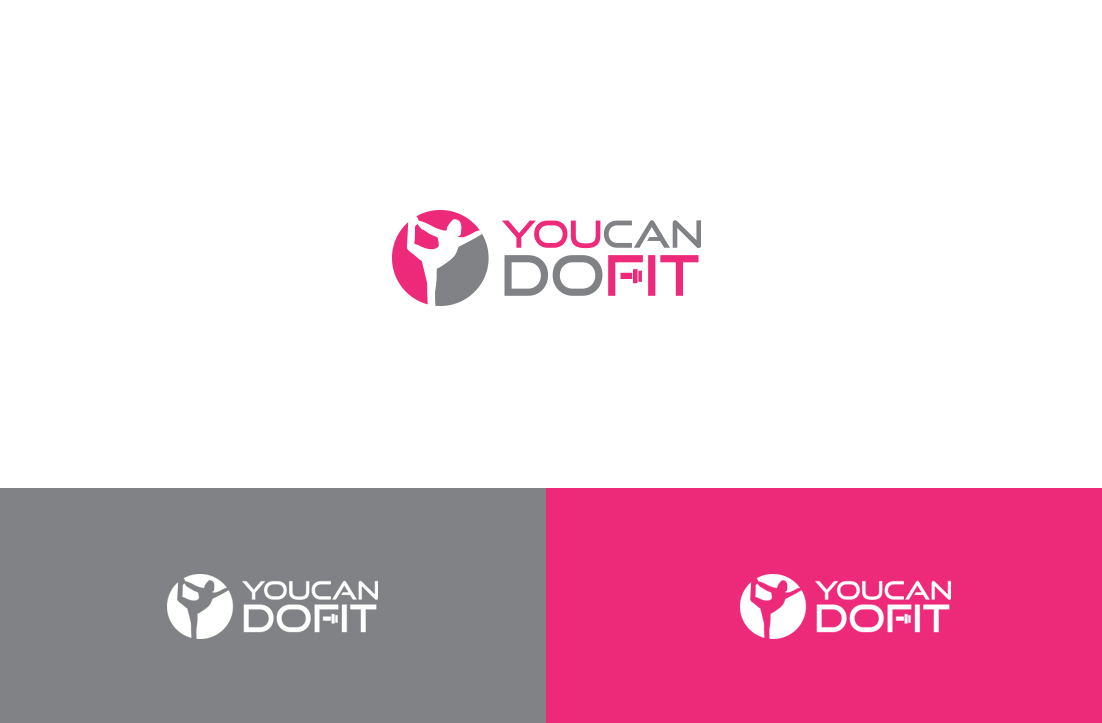 Logo Design by GLDesigns for You can do Fit | Design #12930852