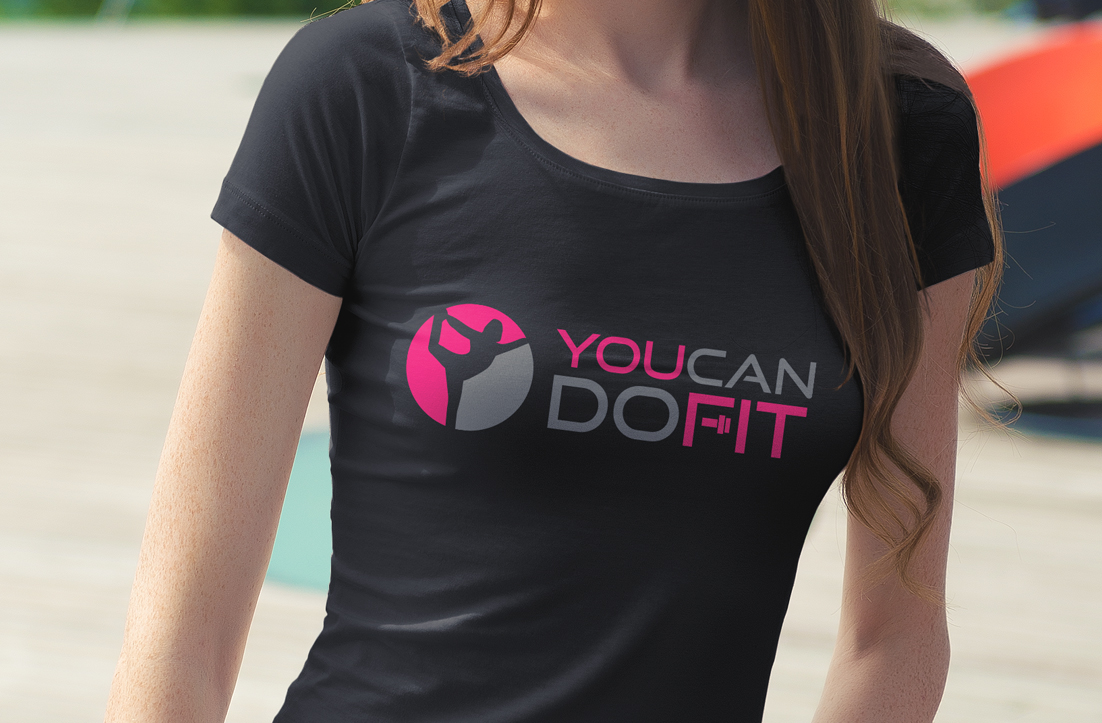 Logo Design by GLDesigns for You can do Fit | Design #12930853