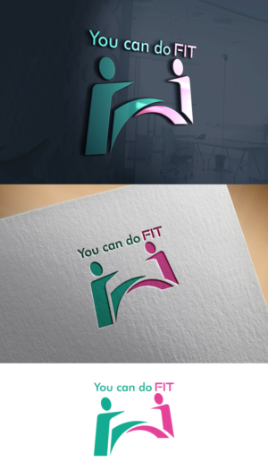 Logo Design by saeinpahore41504 for You can do Fit | Design: #12937164