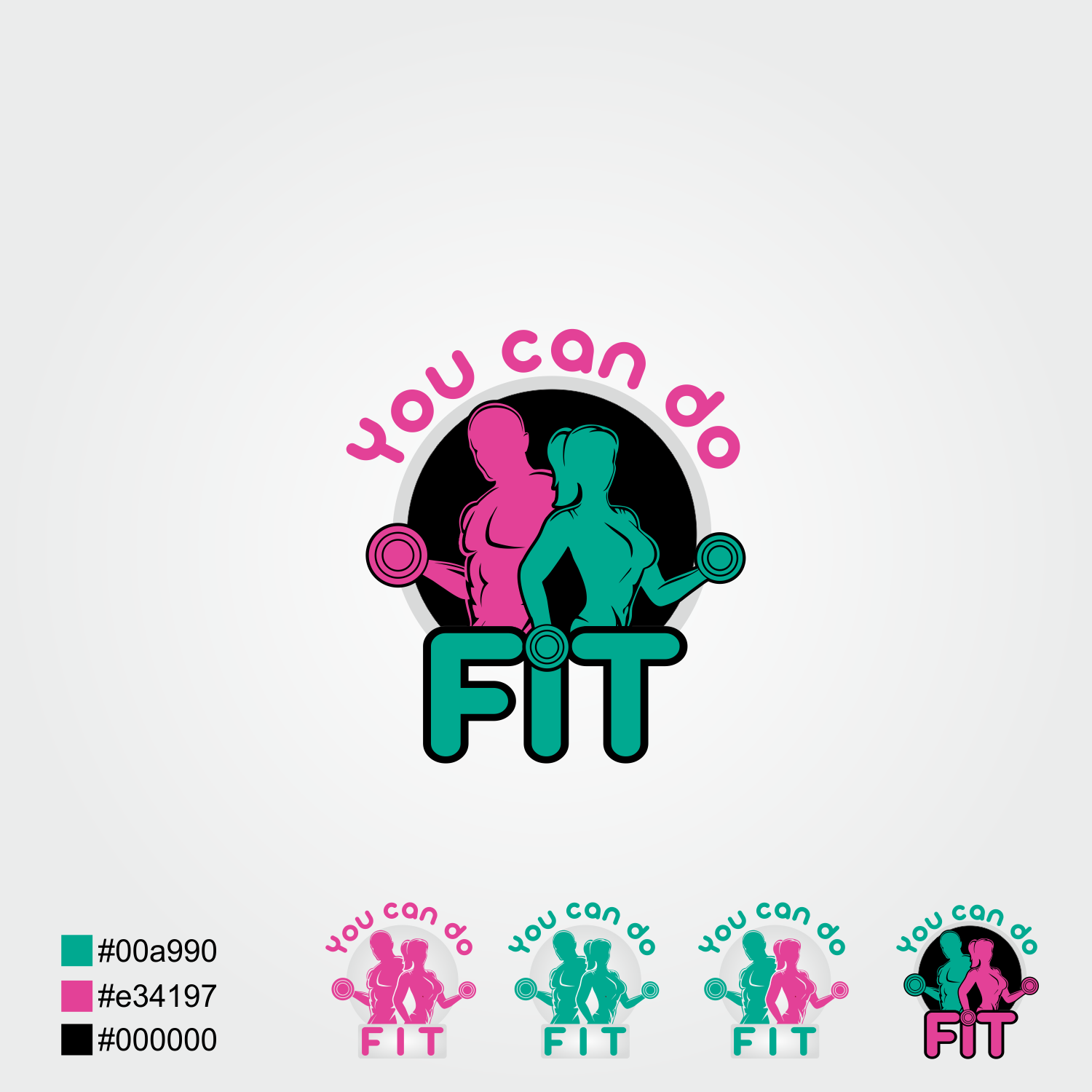 Logo-Design von desingman für You can do Fit | Design #12935040