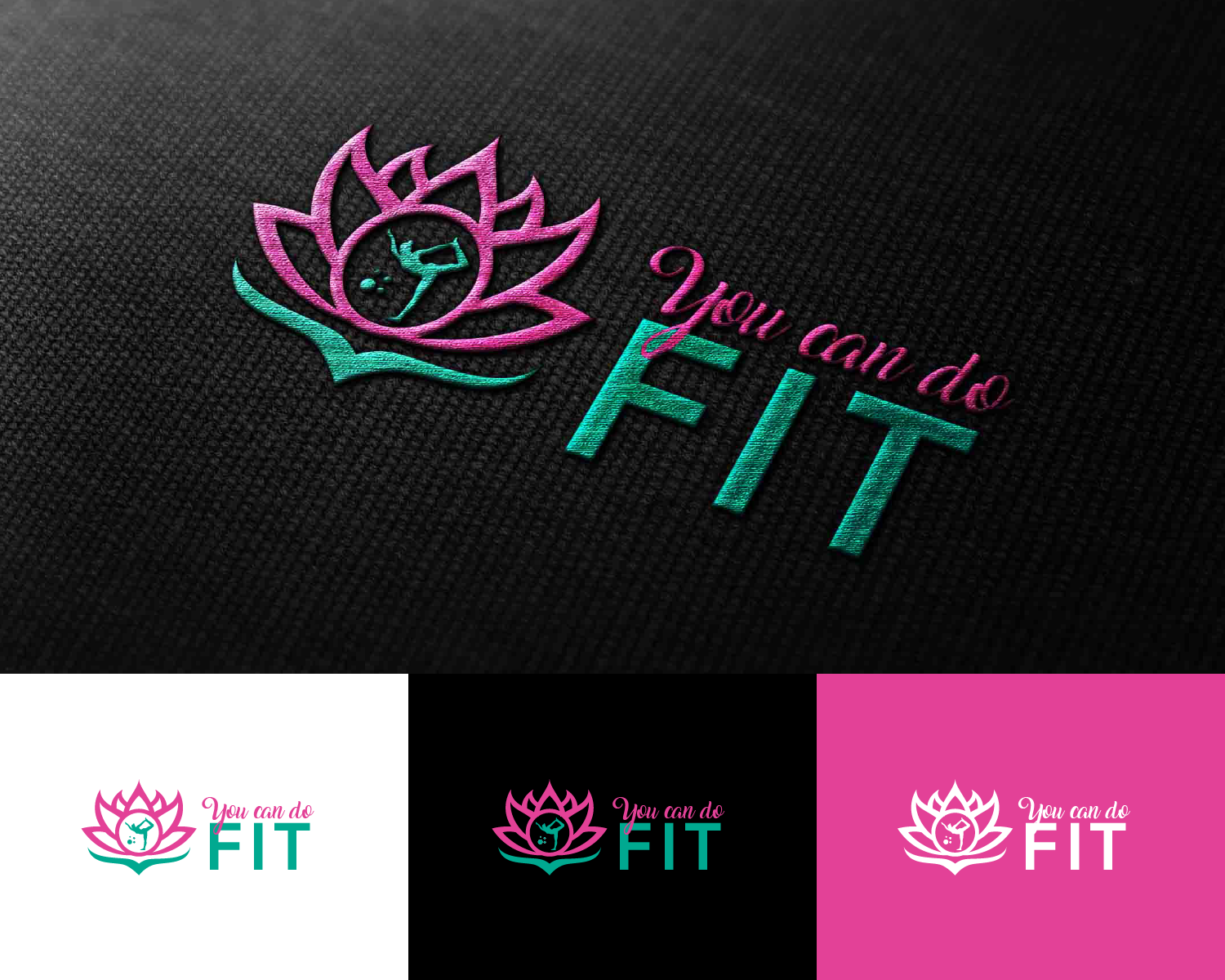Logo Design by Julianur Rahmani for You can do Fit | Design #12934624
