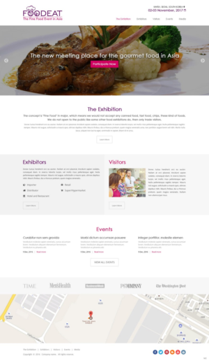 Web Design by pb for Break Events | Design: #12960592