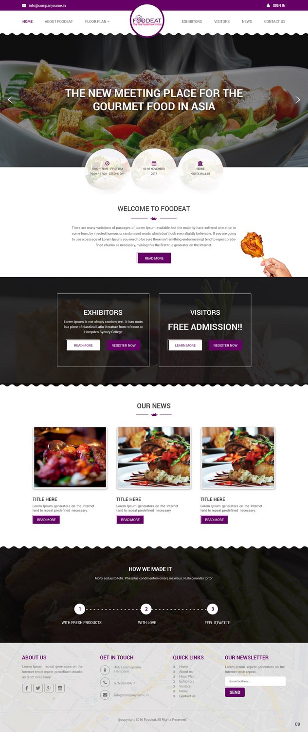 Diseño Web por pb para Break Events | Diseño #12960598