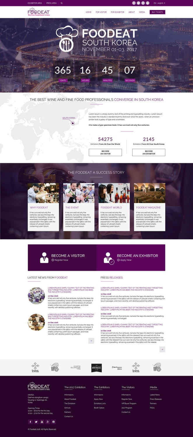 Web Design by JustACreative1 for Break Events | Design #12959784