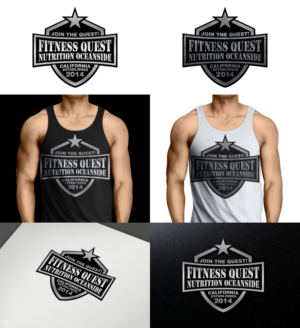 Fitness Quest Nutrition Oceanside, California Established 2014 The Military Supplements shop!  | Logo Design by AFD