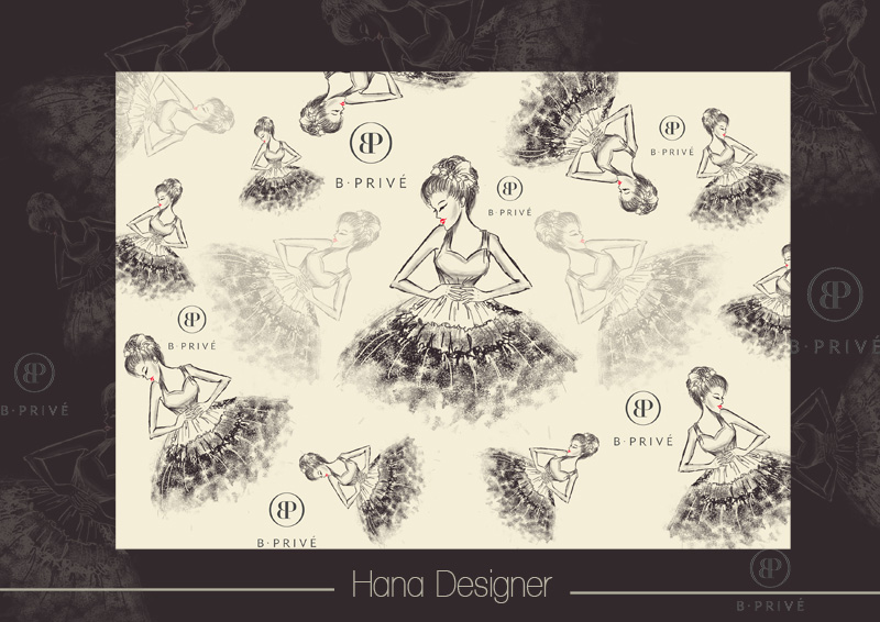 Illustration Design by Hana for B.PRIVÉ | Design #12986478