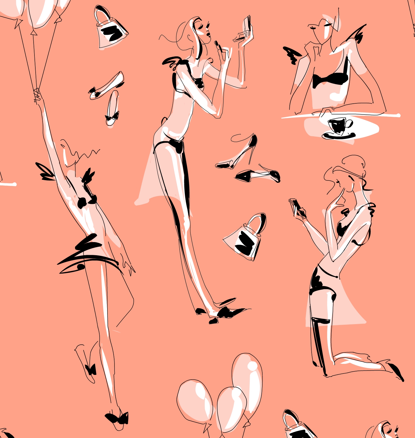 Illustration Design by julia.gnedina for B.PRIVÉ | Design #13021385