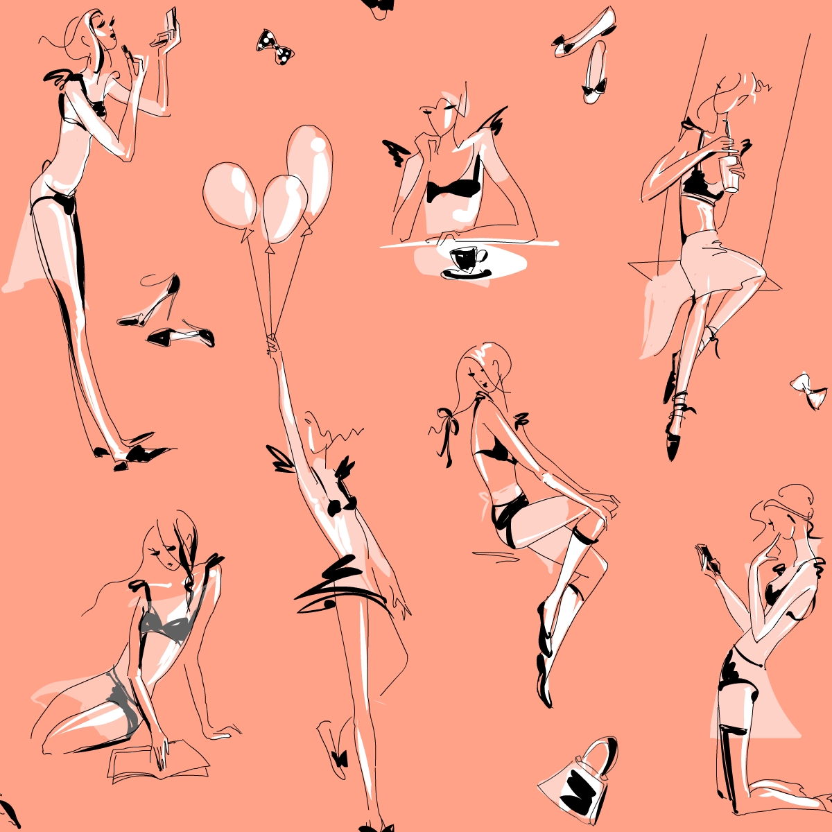 Illustration Design by julia.gnedina for B.PRIVÉ | Design #13470281