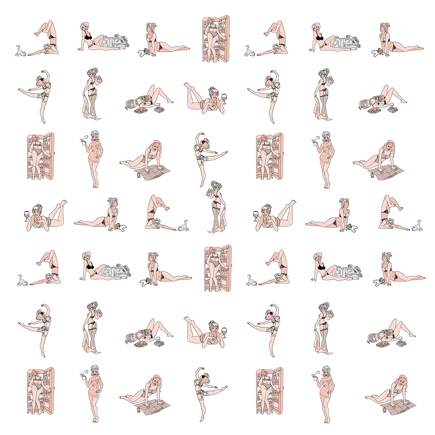 Illustration Design by Ingrid Jones for B.PRIVÉ | Design #13361692