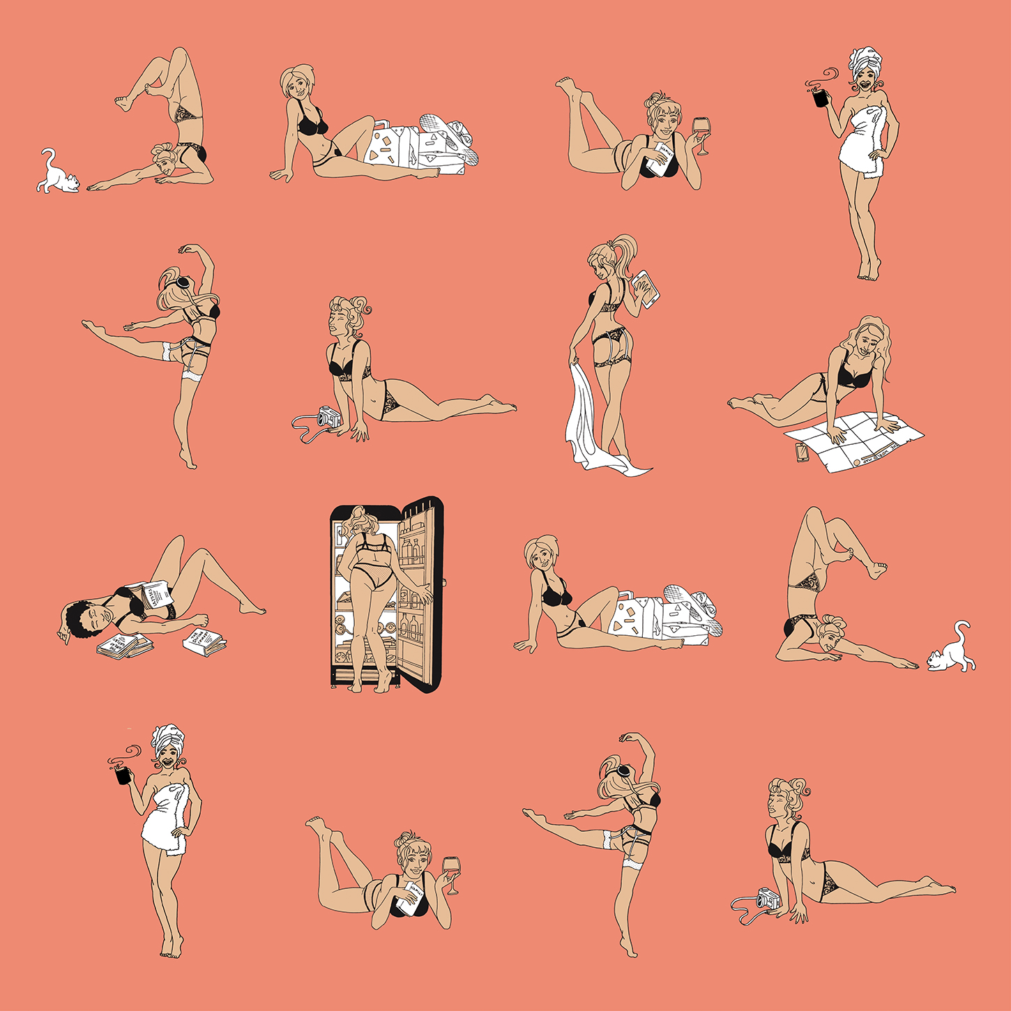 Illustration Design by Ingrid Jones for B.PRIVÉ | Design #13361706