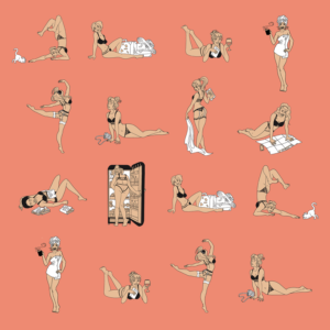 Illustration Design by Ingrid Jones for B.PRIVÉ | Design: #13361706