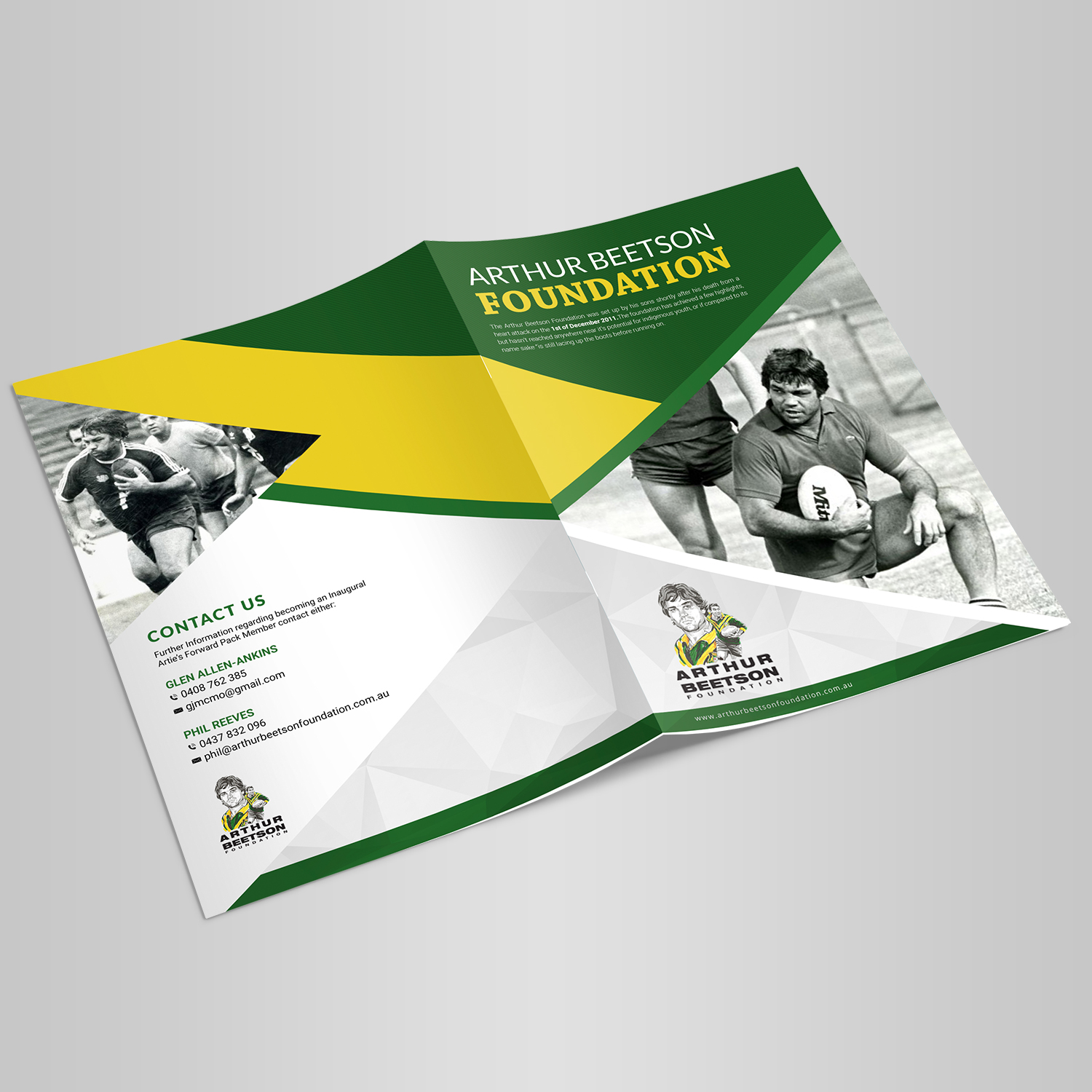 Brochure Design by SAI DESIGNS for Arthur Beetson Foundation  | Design #12965054