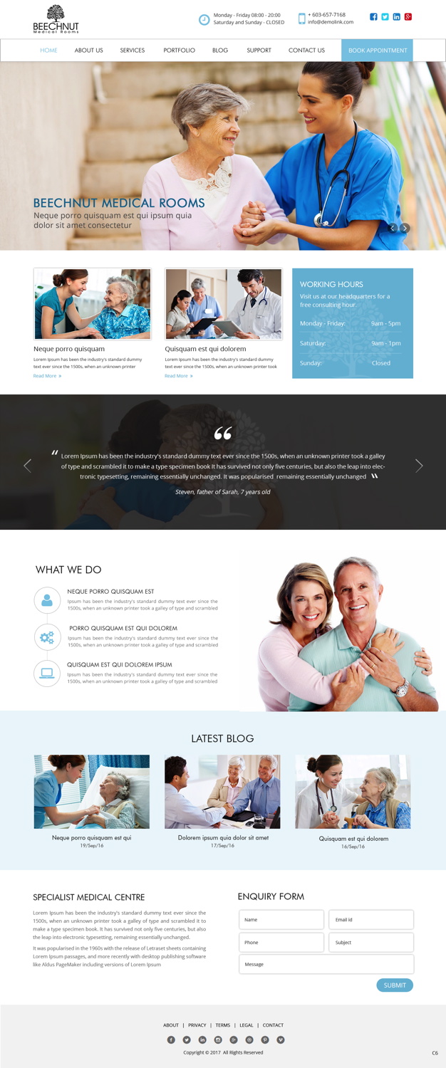 Bold, Serious, Health And Wellness Web Design for a Company by pb ...