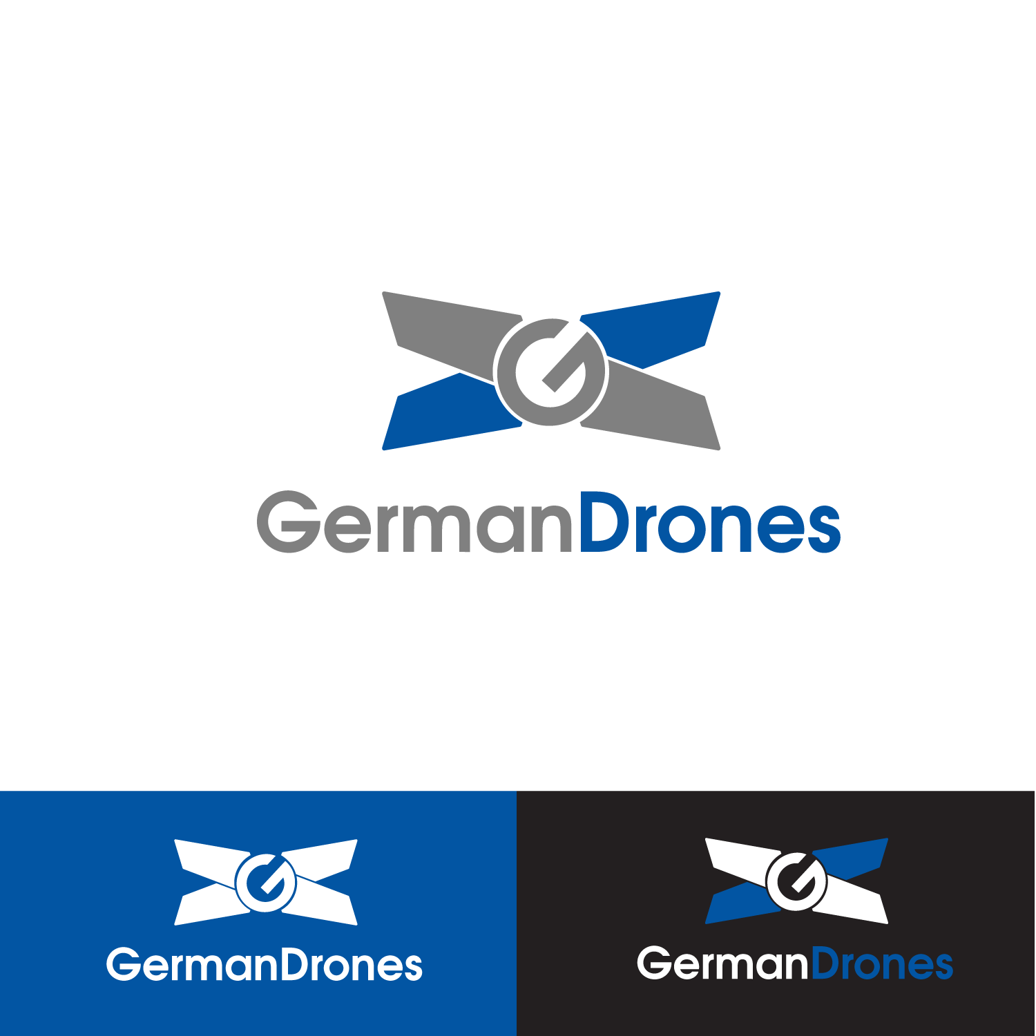 Logo Design by Quadro for germandrones gmbh | Design #13124192