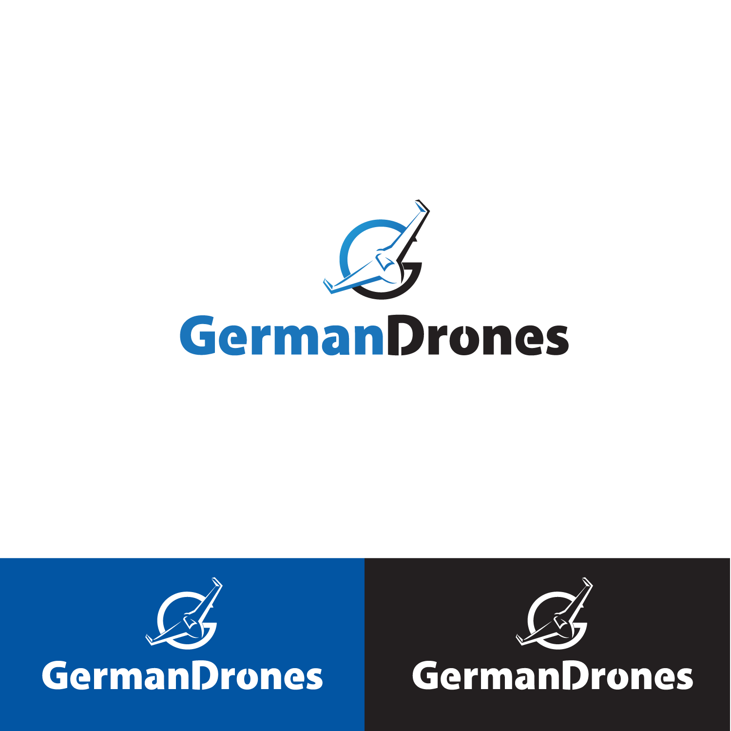 Logo Design by Quadro for germandrones gmbh | Design #13124322