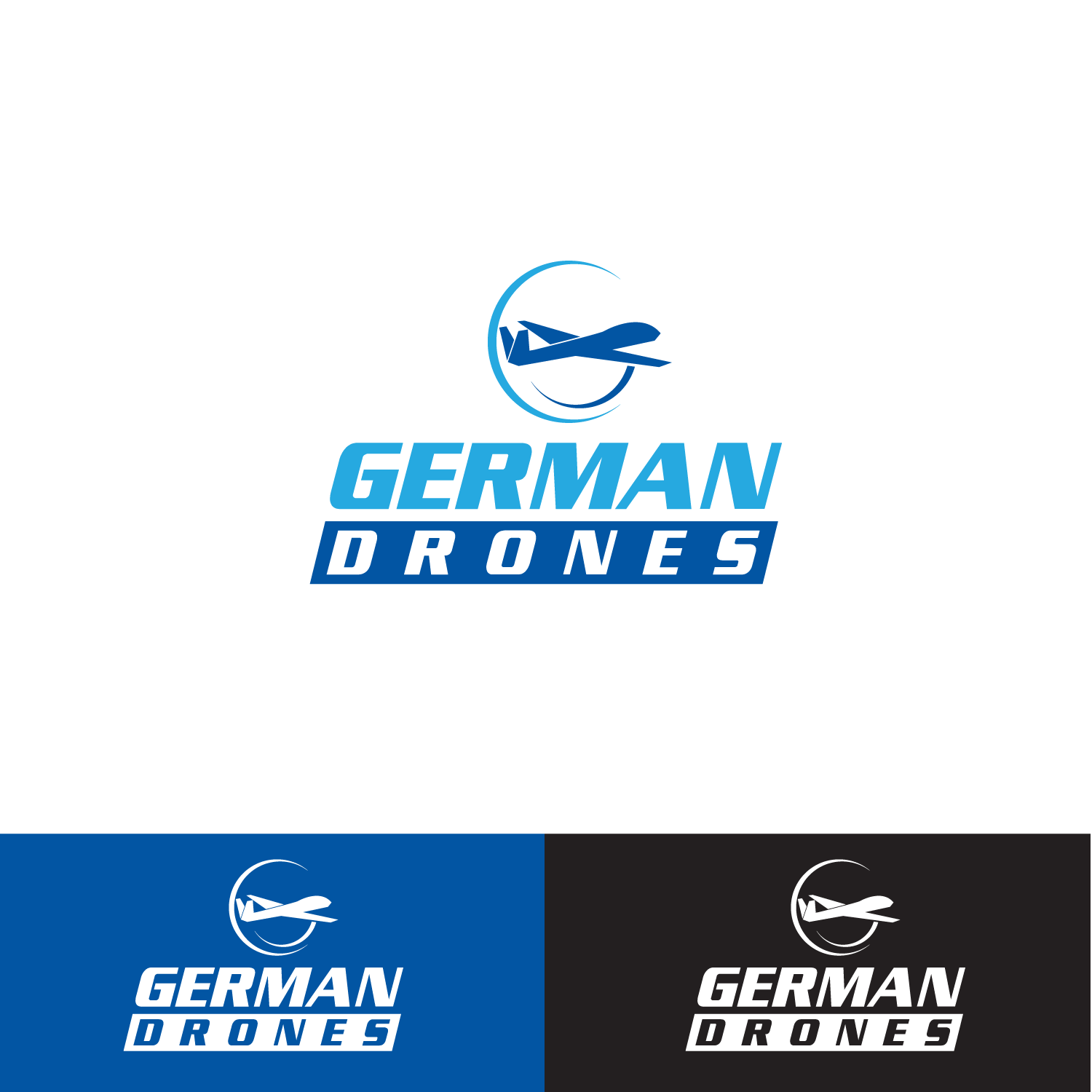 Diseño de Logo por Quadro para germandrones gmbh | Diseño #13227480