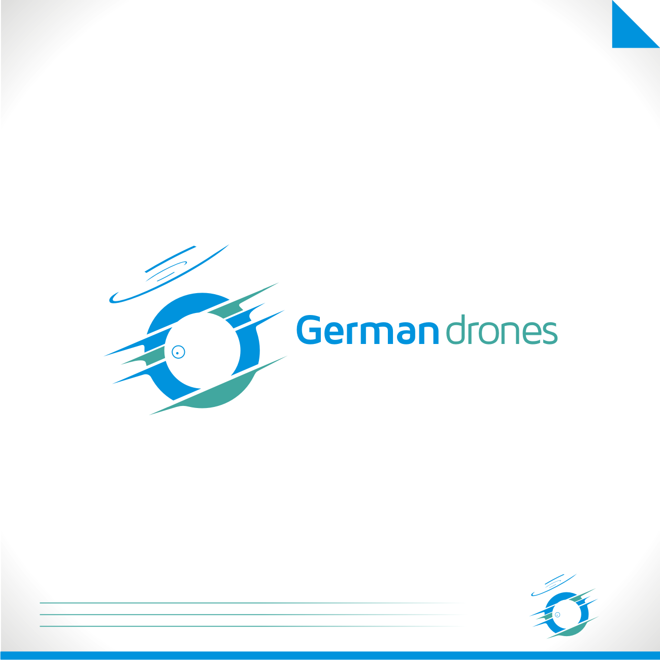 Diseño de Logo por R!CKY para germandrones gmbh | Diseño #13006336