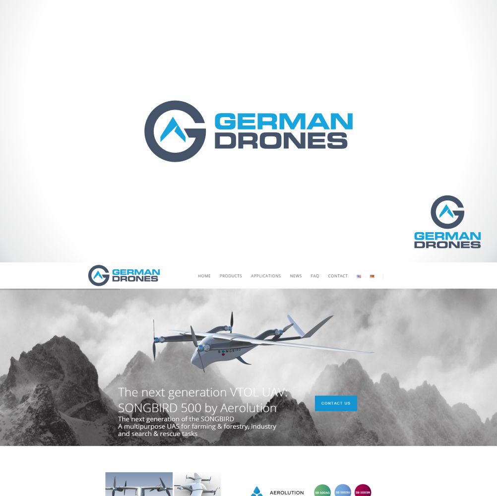 Logo Design by Paulsein for germandrones gmbh | Design #12996445