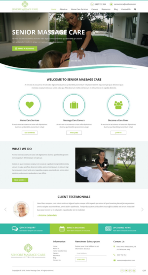 Web Design by pb for Cummins Health Pty Ltd | Design: #12960718